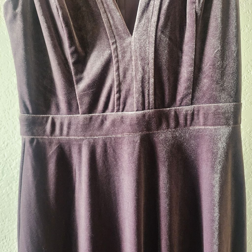 Gorgeous Lulus Gown, Lavendar Velveteen - Picture 2 of 7